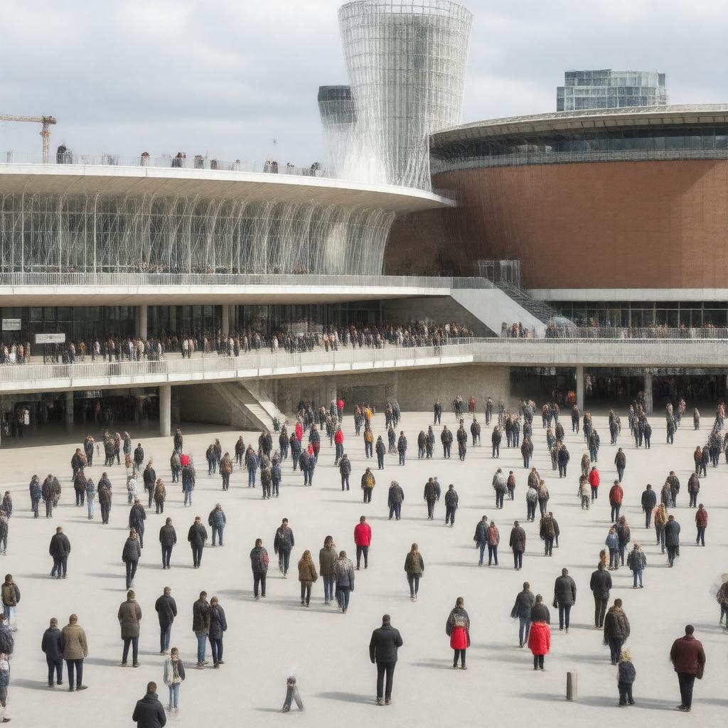 AI-created image of Southbank Centre
