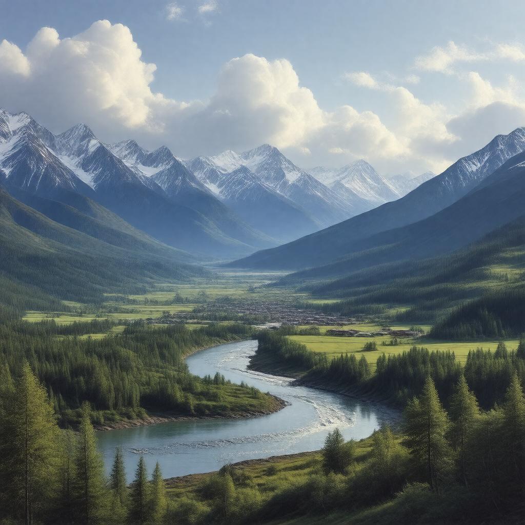 AI-created image of Southcentral Alaska