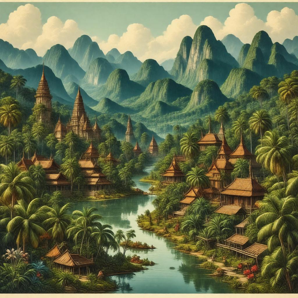 AI-created image of Southeast Asia