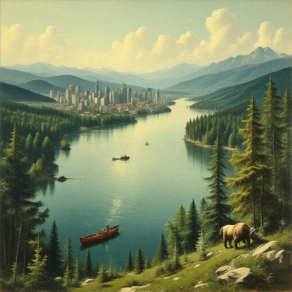 AI-created image of Southeastern Canada