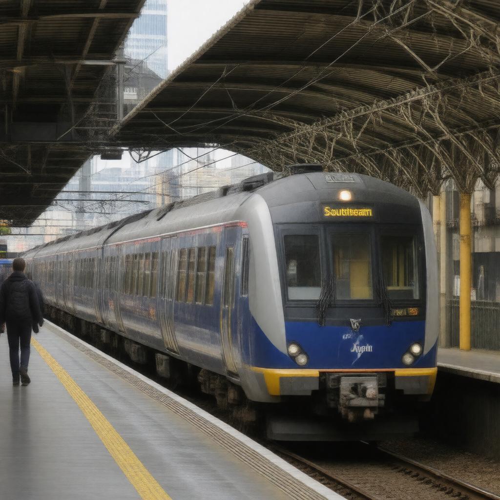 AI-created image of Southeastern Railway