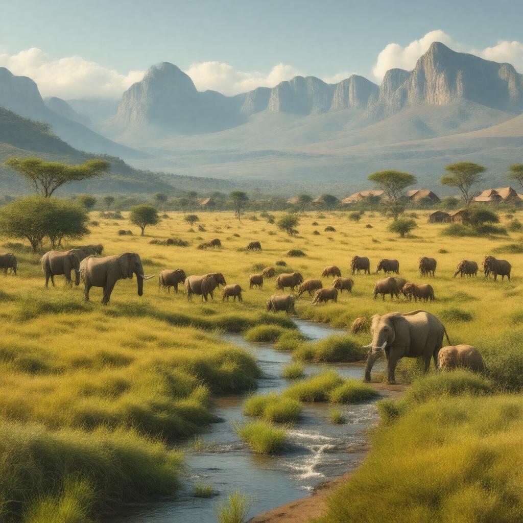 AI-created image of Southern Africa