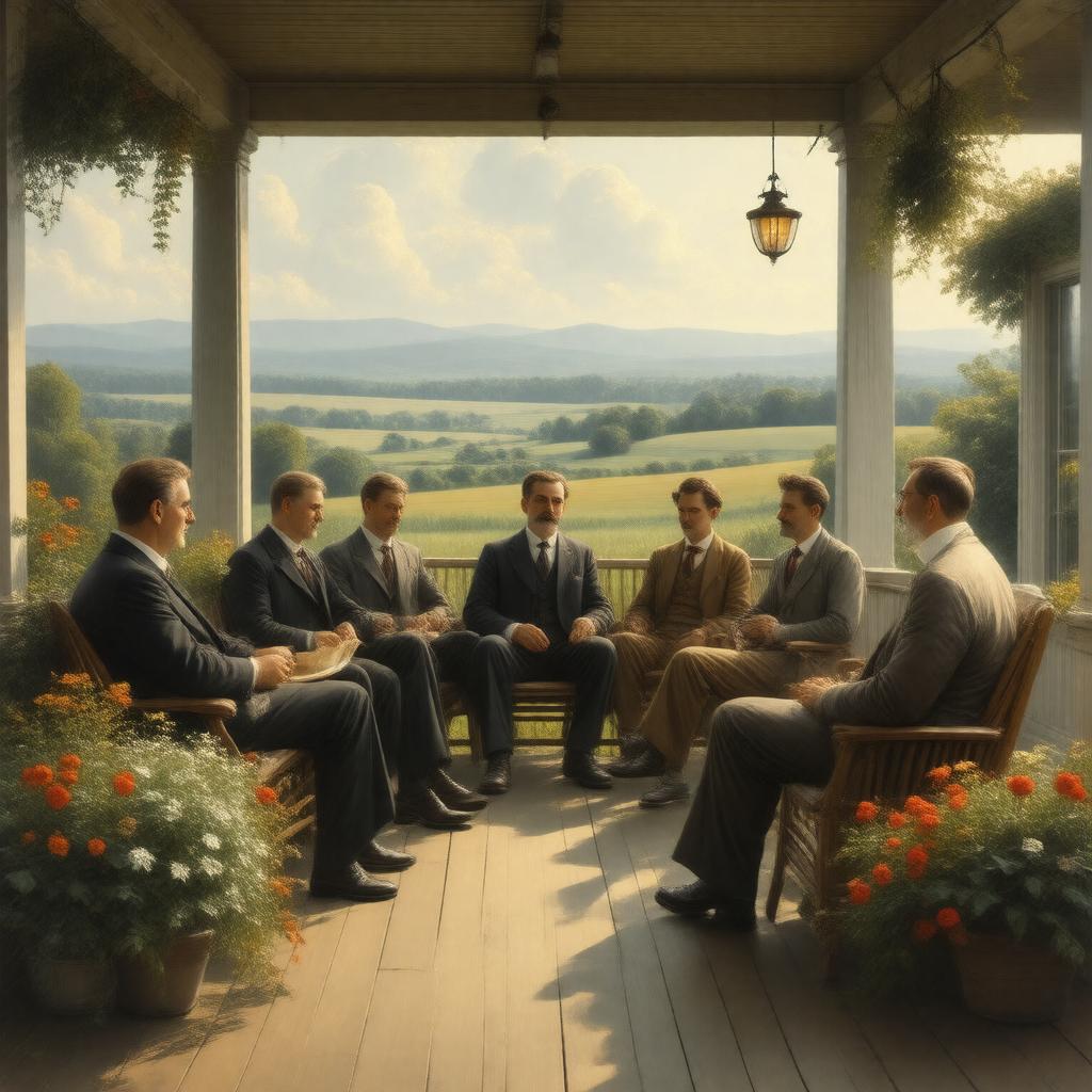 AI-created image of Southern Agrarians