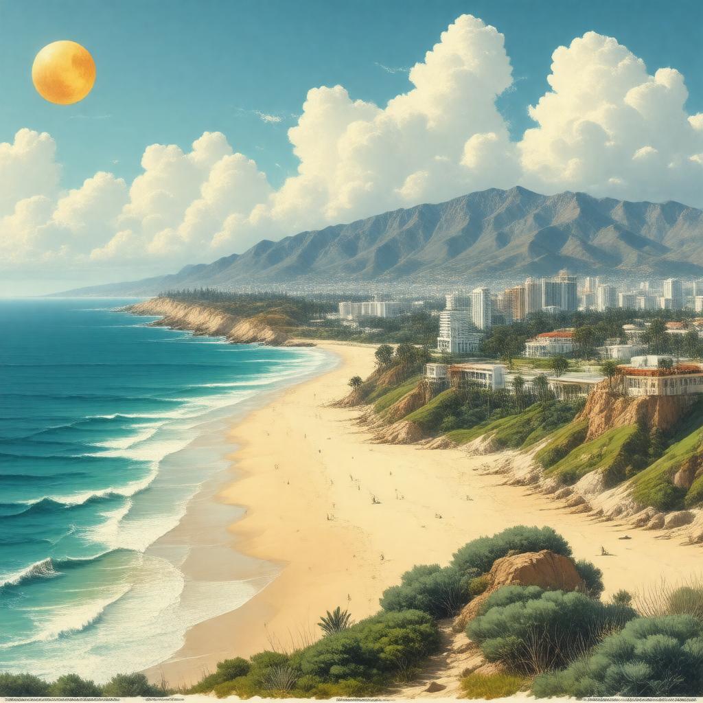 AI-created image of Southern California