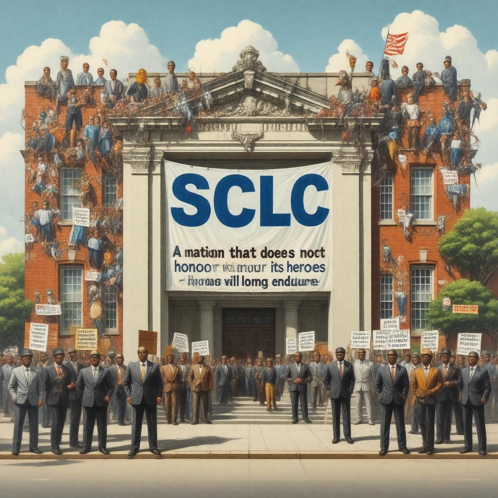 Click to view larger image AI-created image of Southern Christian Leadership Conference