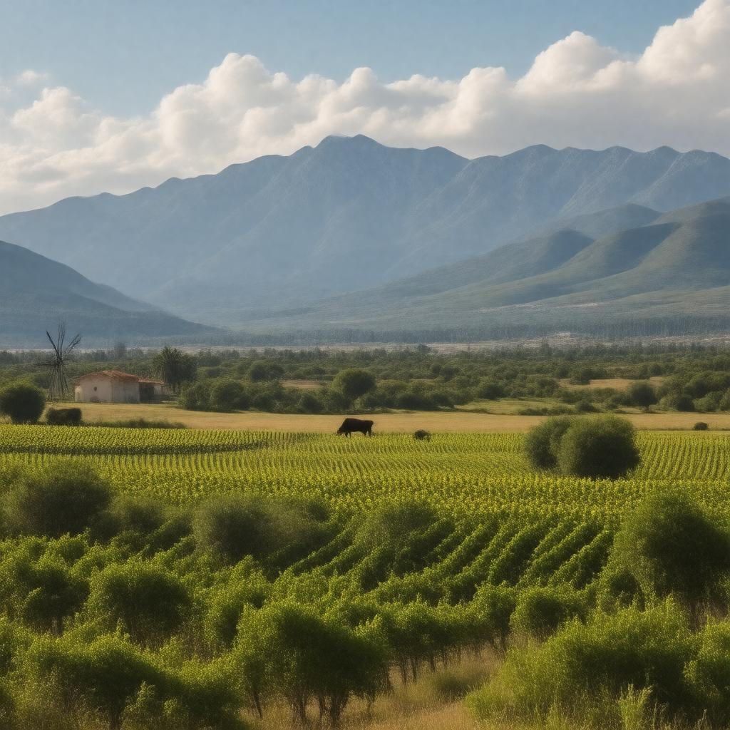 AI-created image of Southern Cone