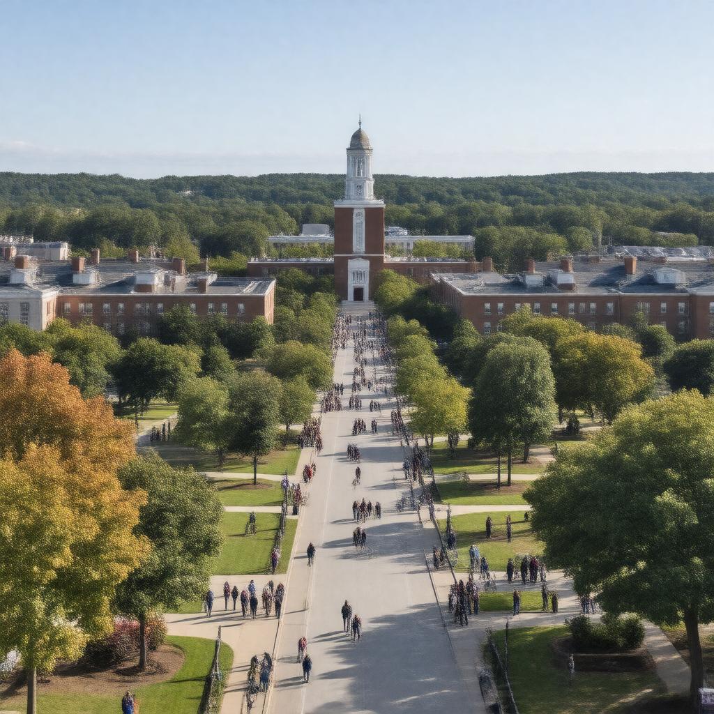 AI-created image of Southern Connecticut State University