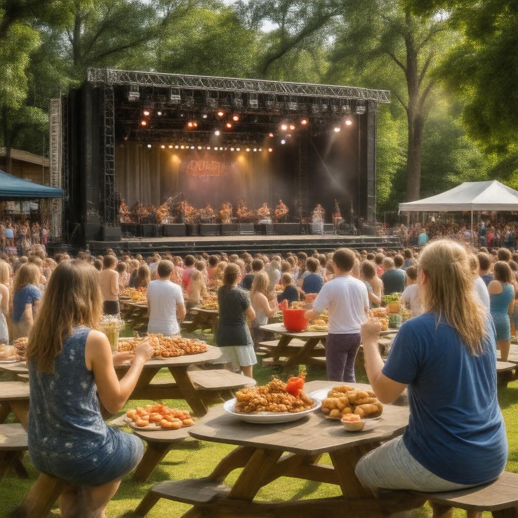 AI-created image of Southern Gospel Picnic