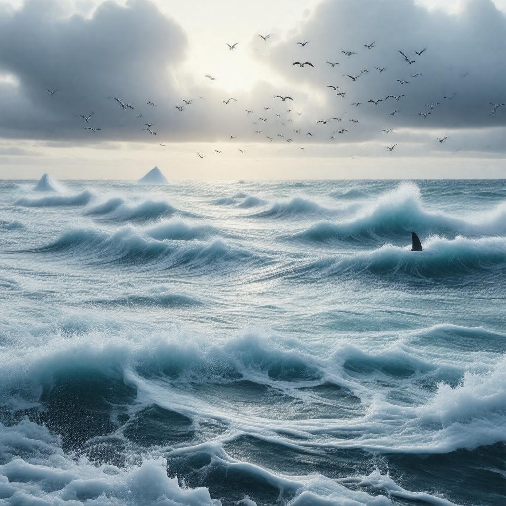 AI-created image of Southern Ocean