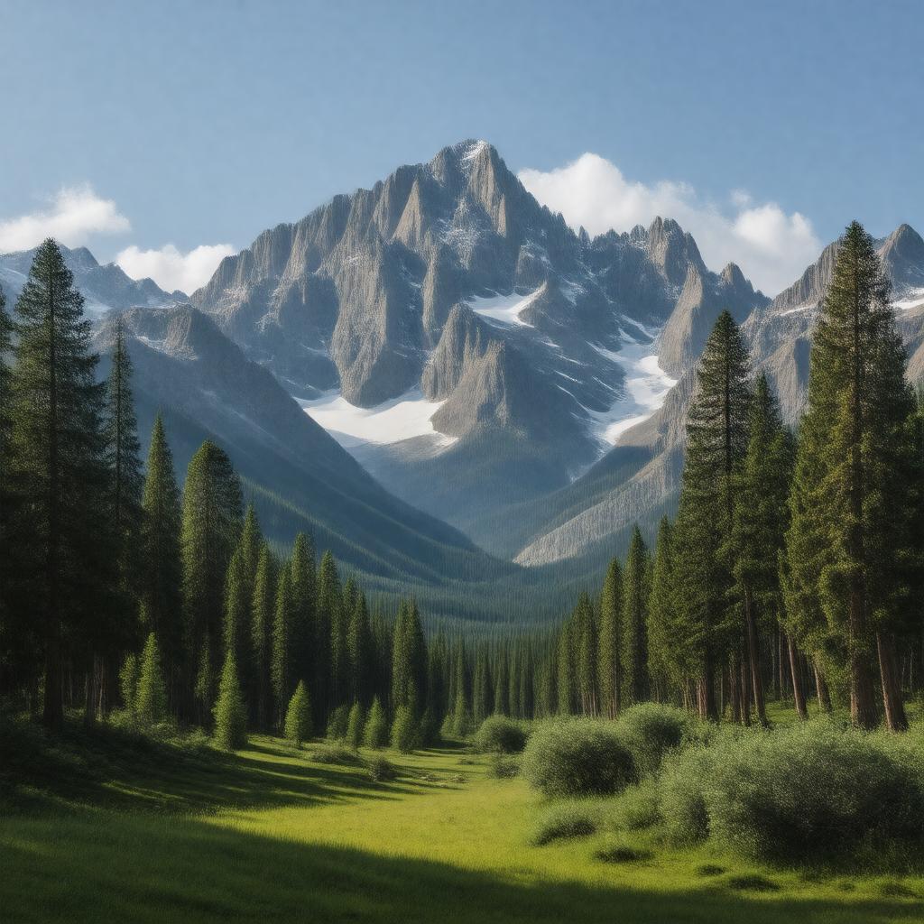 AI-created image of Southern Sierra Nevada