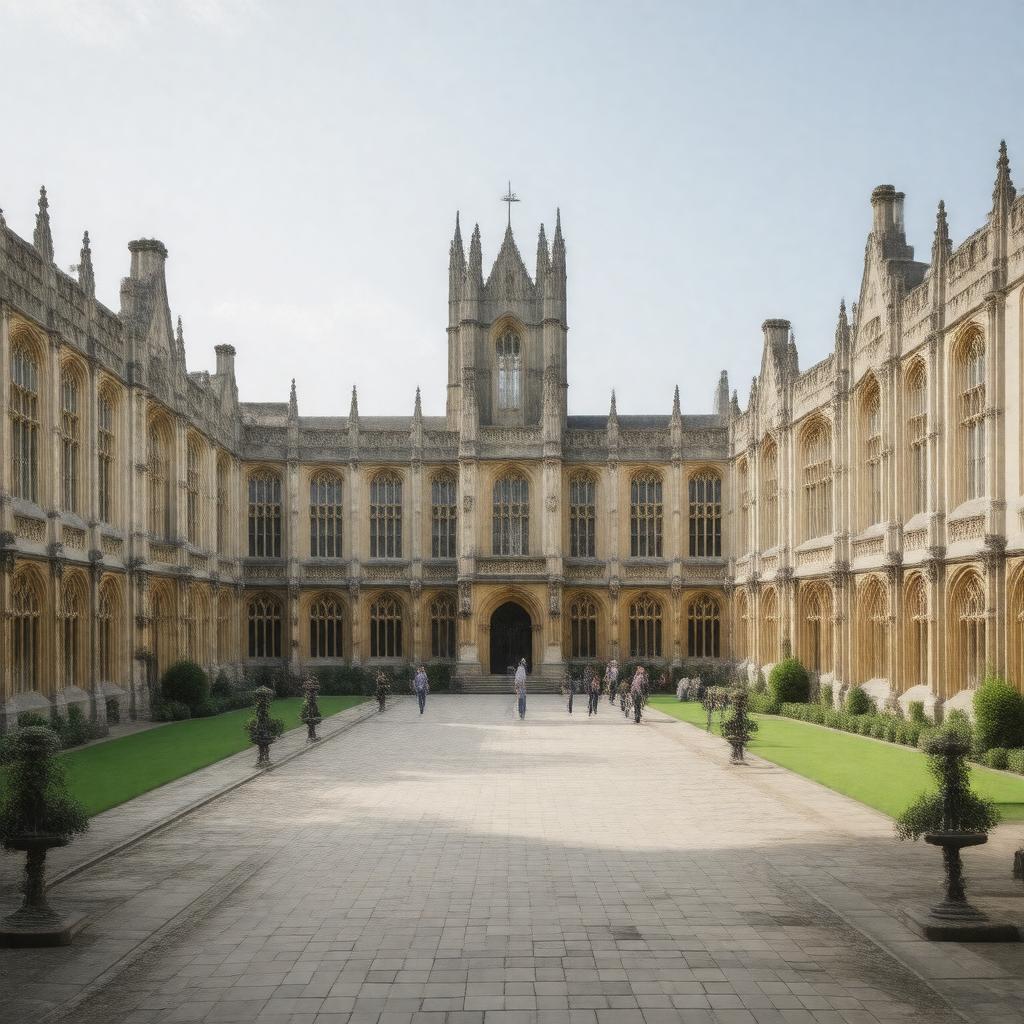 AI-created image of Southgate Quad