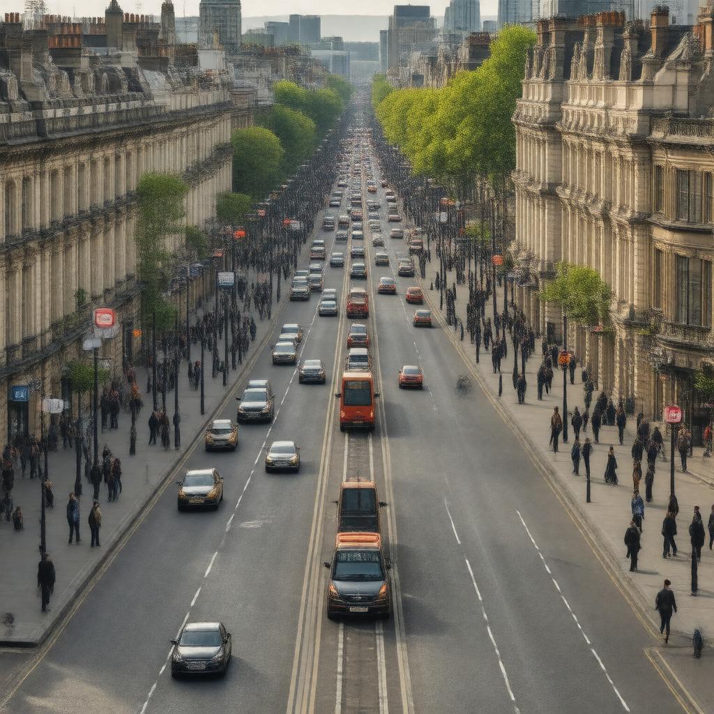 AI-created image of Southgate Road