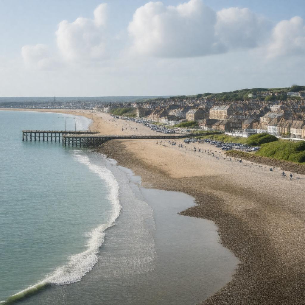 AI-created image of Southport, Lancashire, England