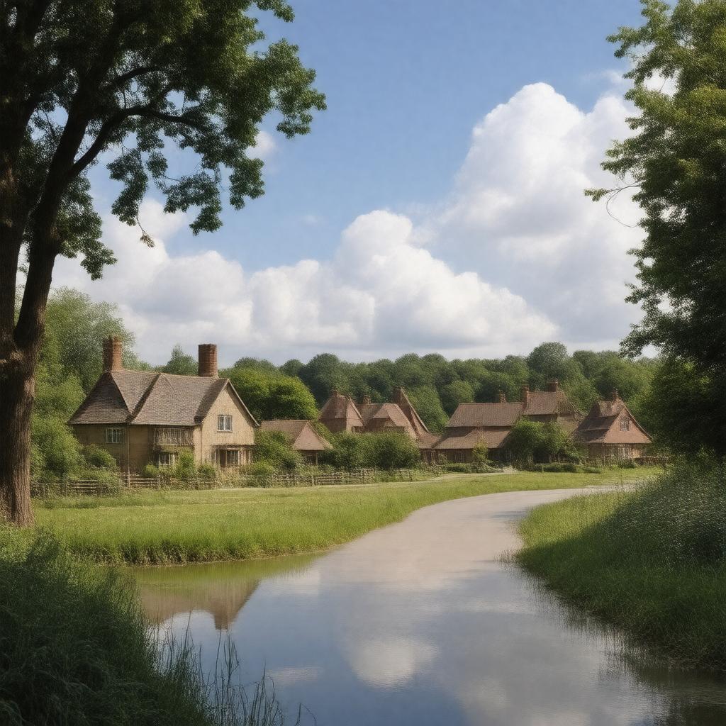 AI-created image of Southwater, West Sussex, England