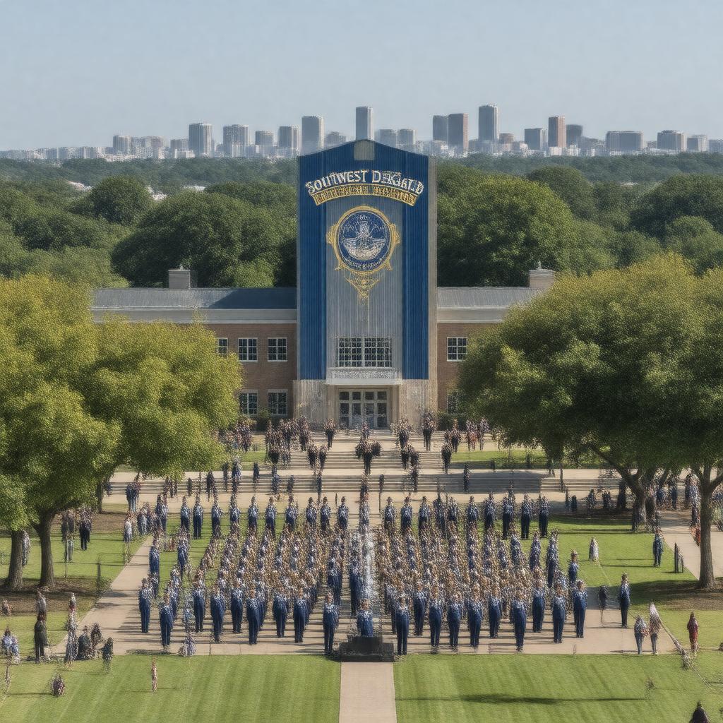 AI-created image of Southwest DeKalb High School