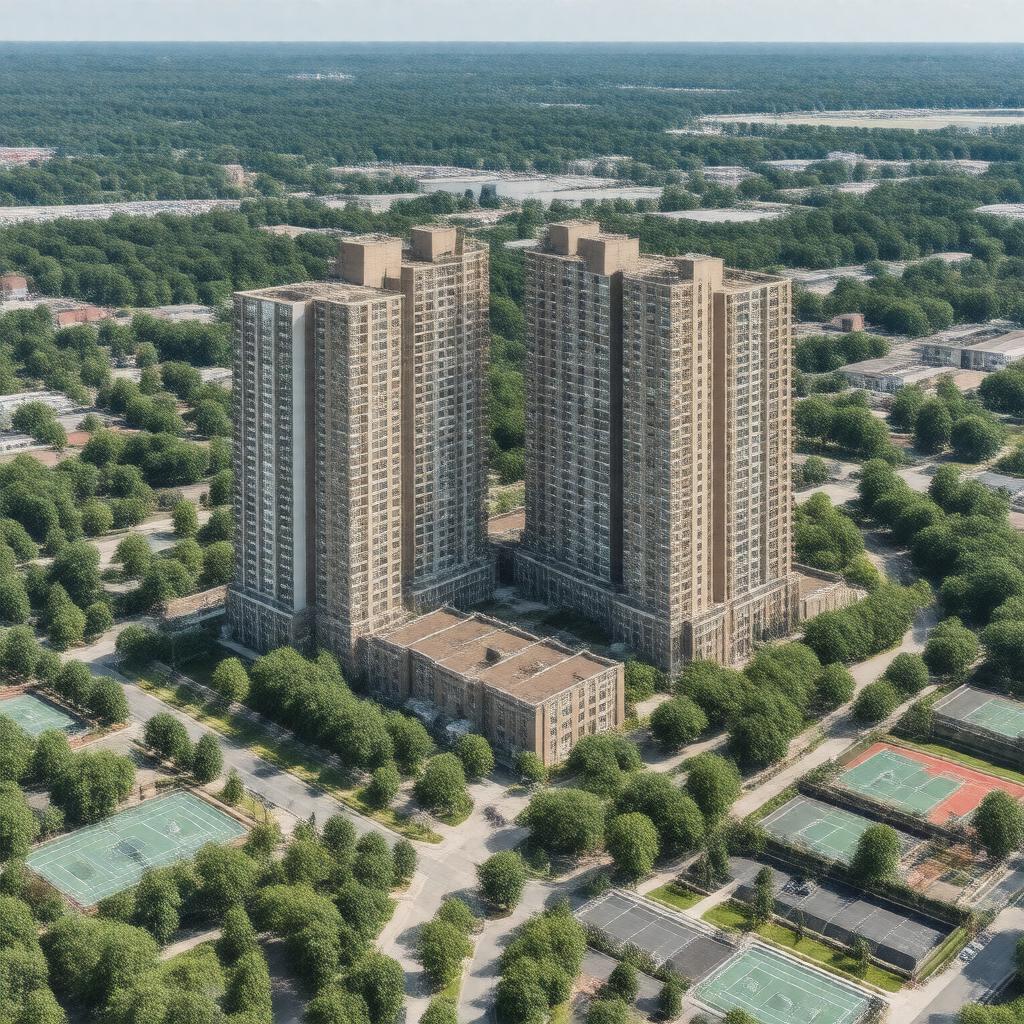 Click to view larger image AI-created image of Southwest Residential Area
