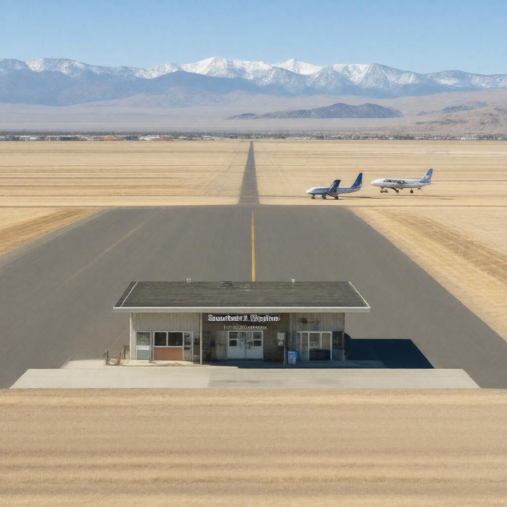 AI-created image of Southwest Wyoming Regional Airport