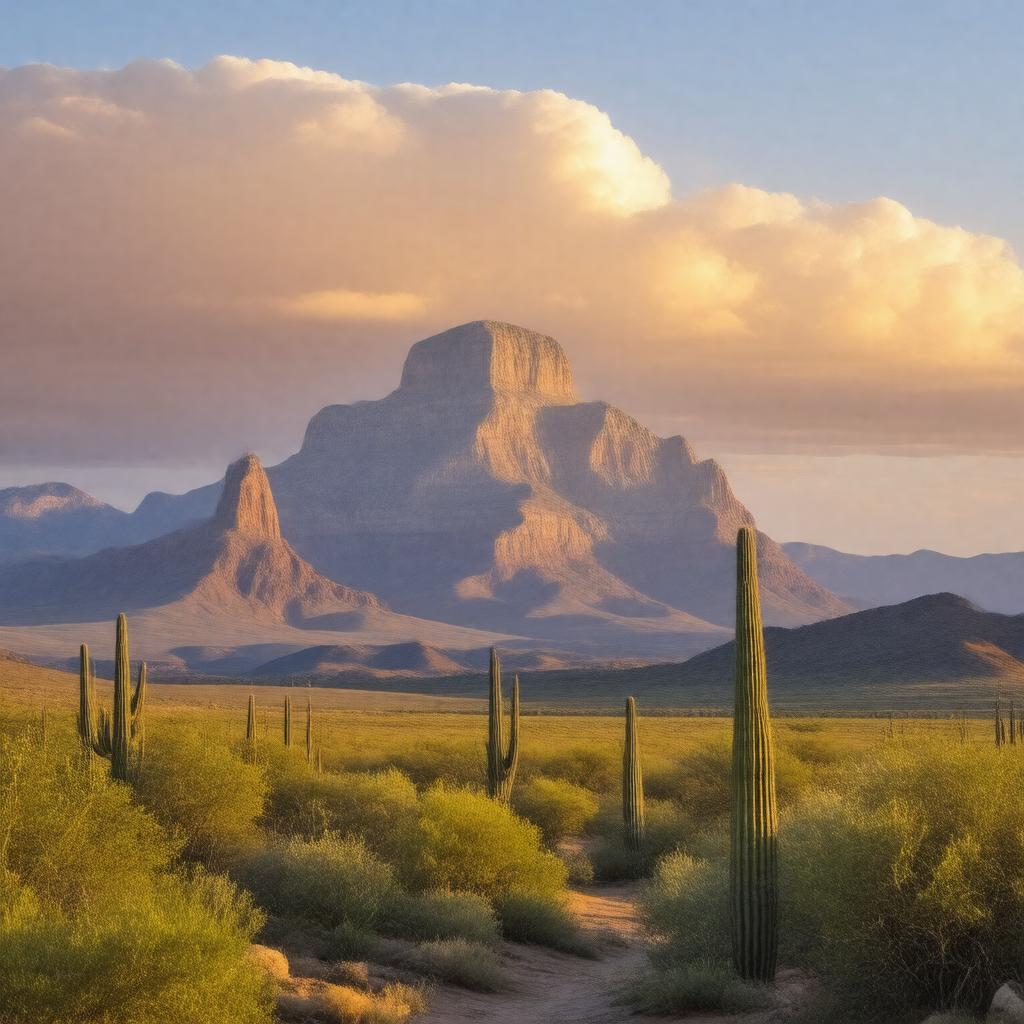 AI-created image of Southwestern United States