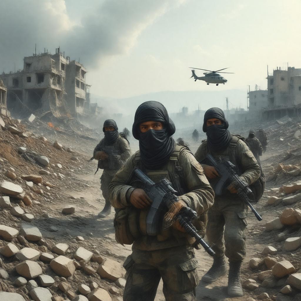 AI-created image of Soviet–Afghan War