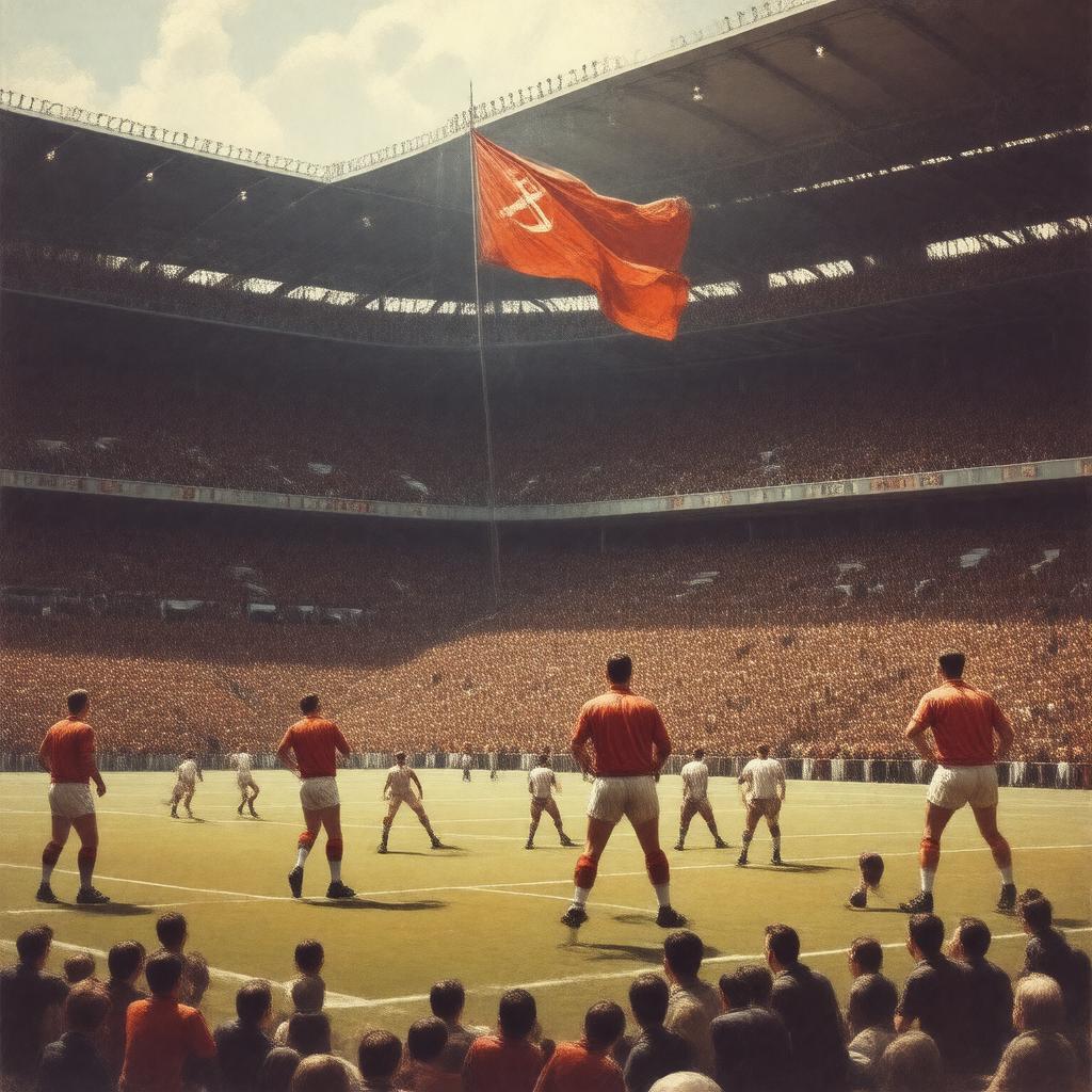 AI-created image of Soviet Championship
