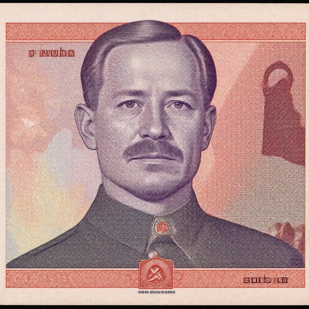 AI-created image of Soviet ruble