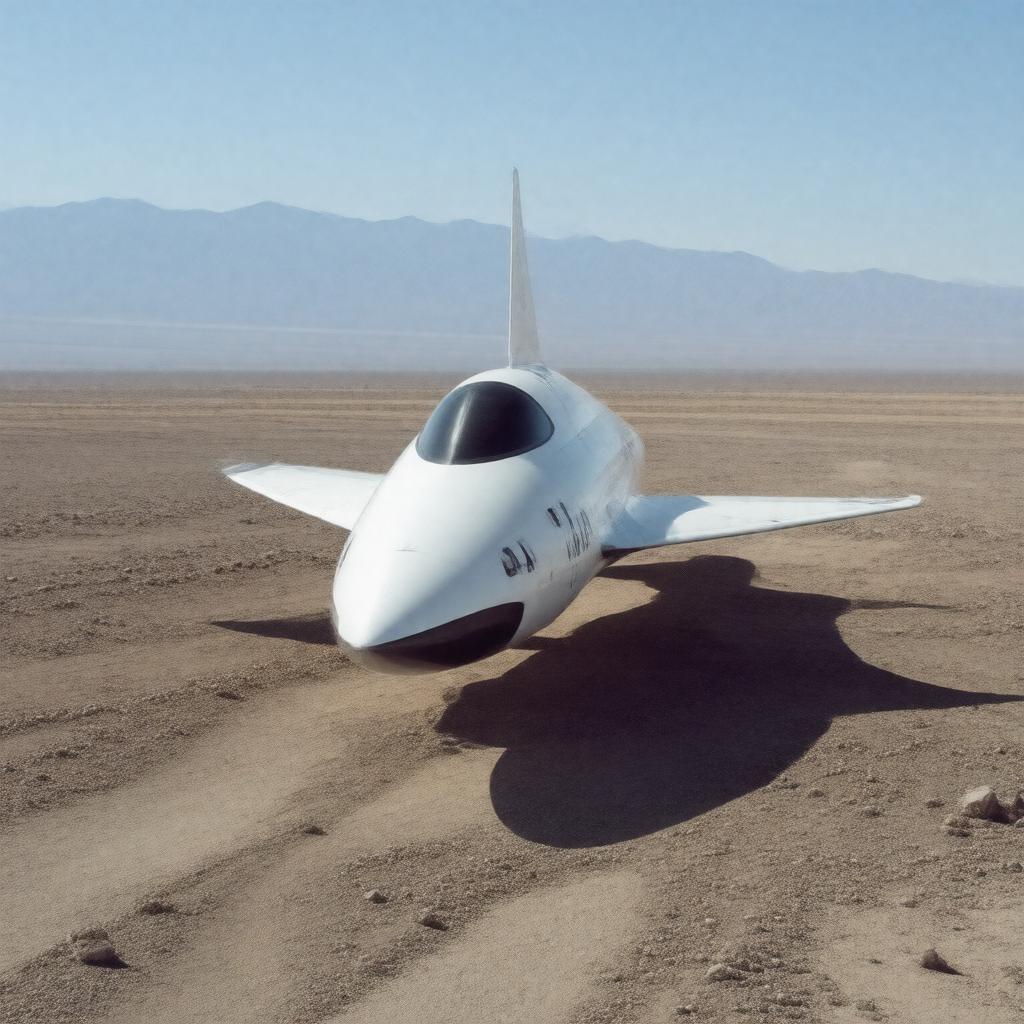 AI-created image of SpaceShipOne project