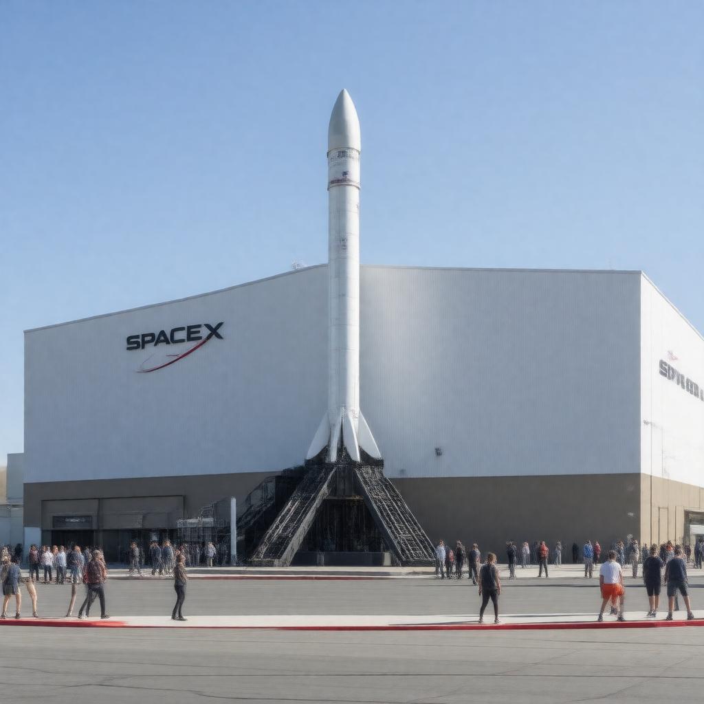 AI-created image of SpaceX