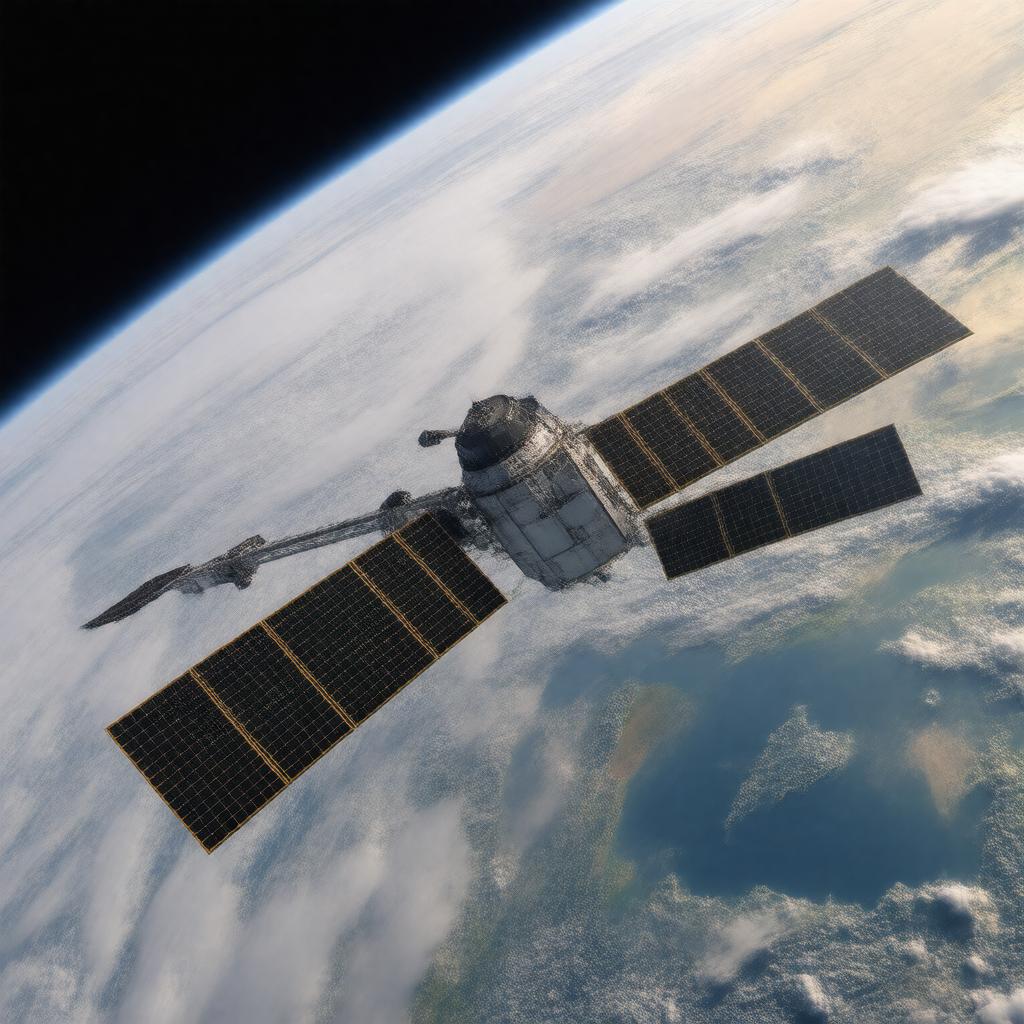 AI-created image of SpaceX Starlink