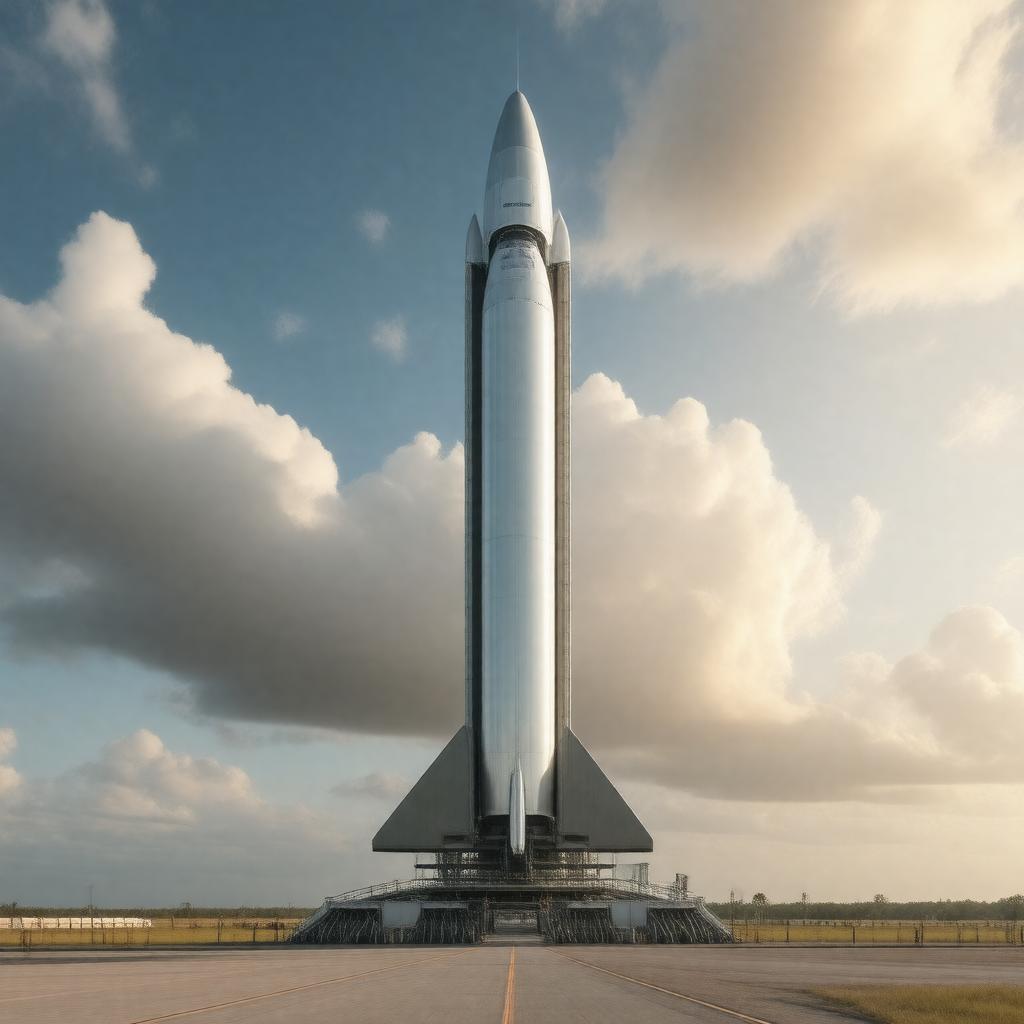AI-created image of SpaceX Starship