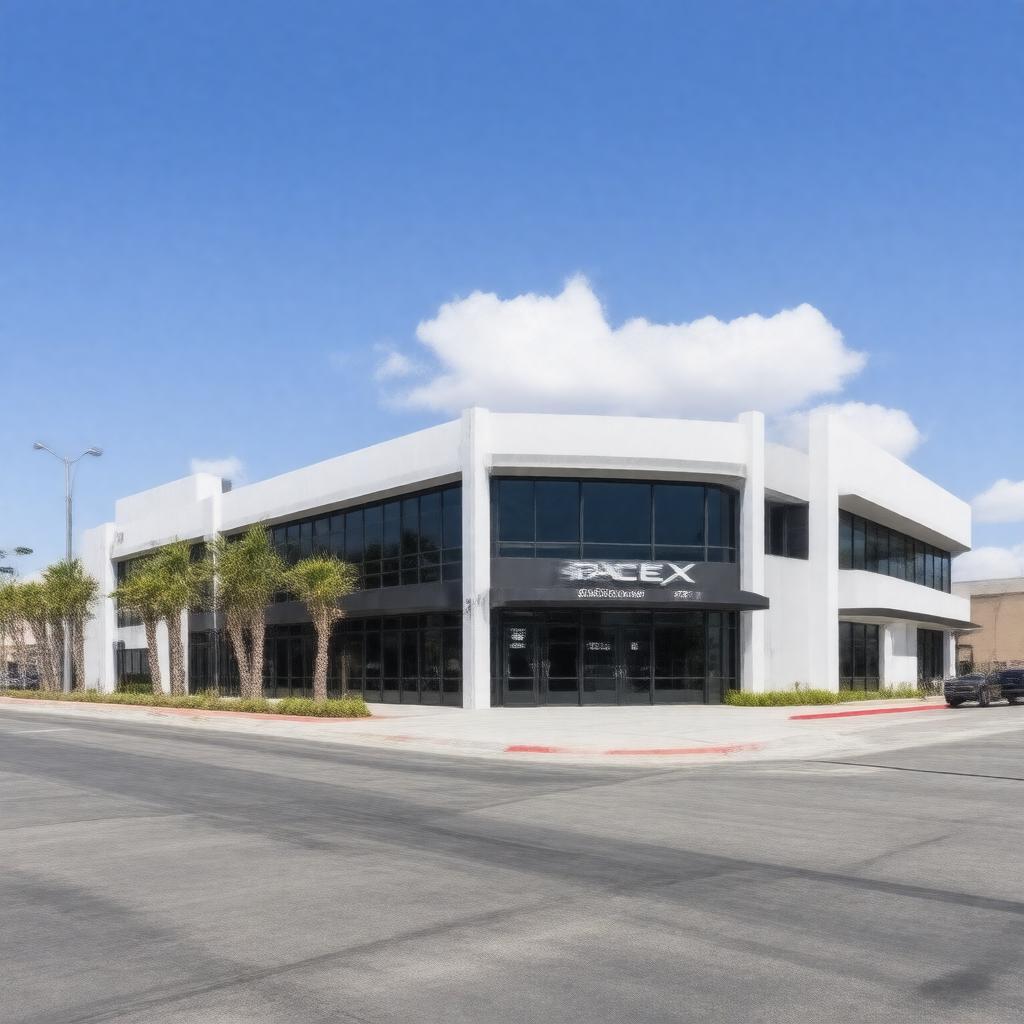 Click to view larger image AI-created image of SpaceX (original headquarters)