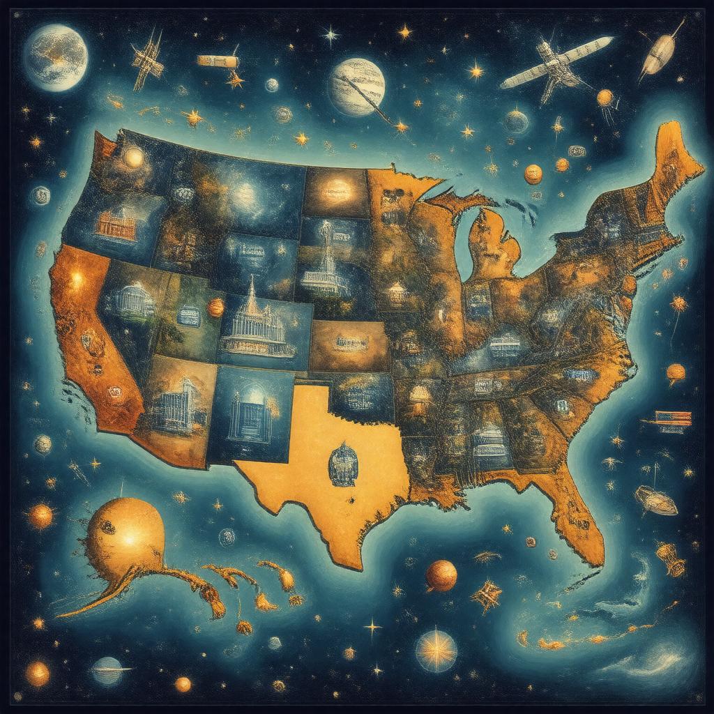 Click to view larger image AI-created image of Space Grant Consortium