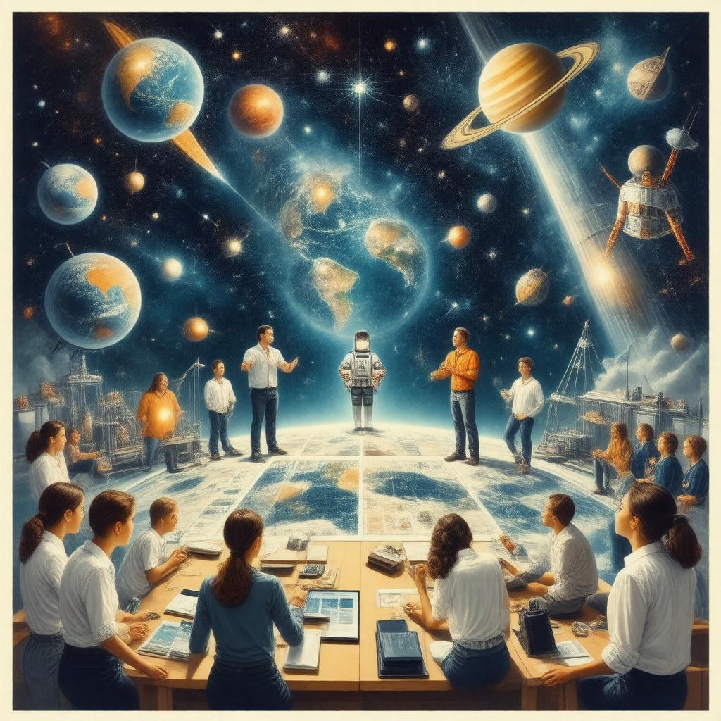 Click to view larger image AI-created image of Space Grant