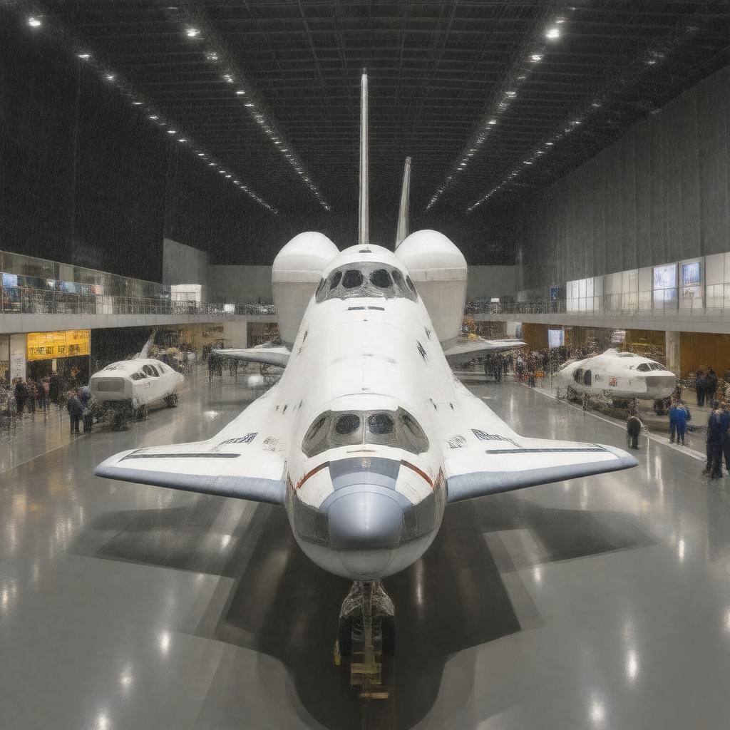 AI-created image of Space Shuttle Discovery