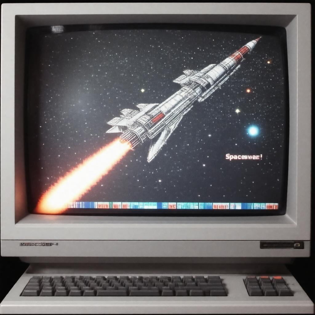 AI-created image of Spacewar!