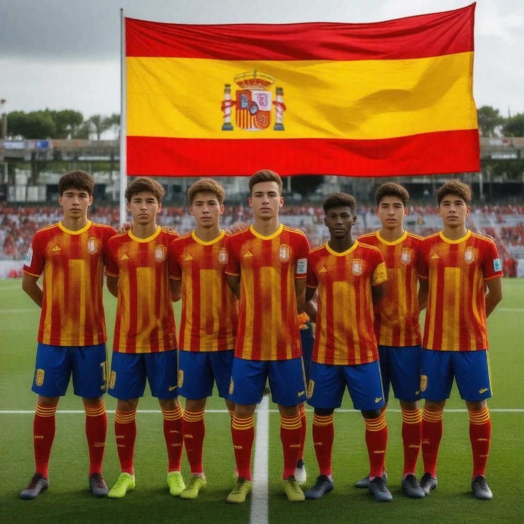 Click to view larger image AI-created image of Spain U18