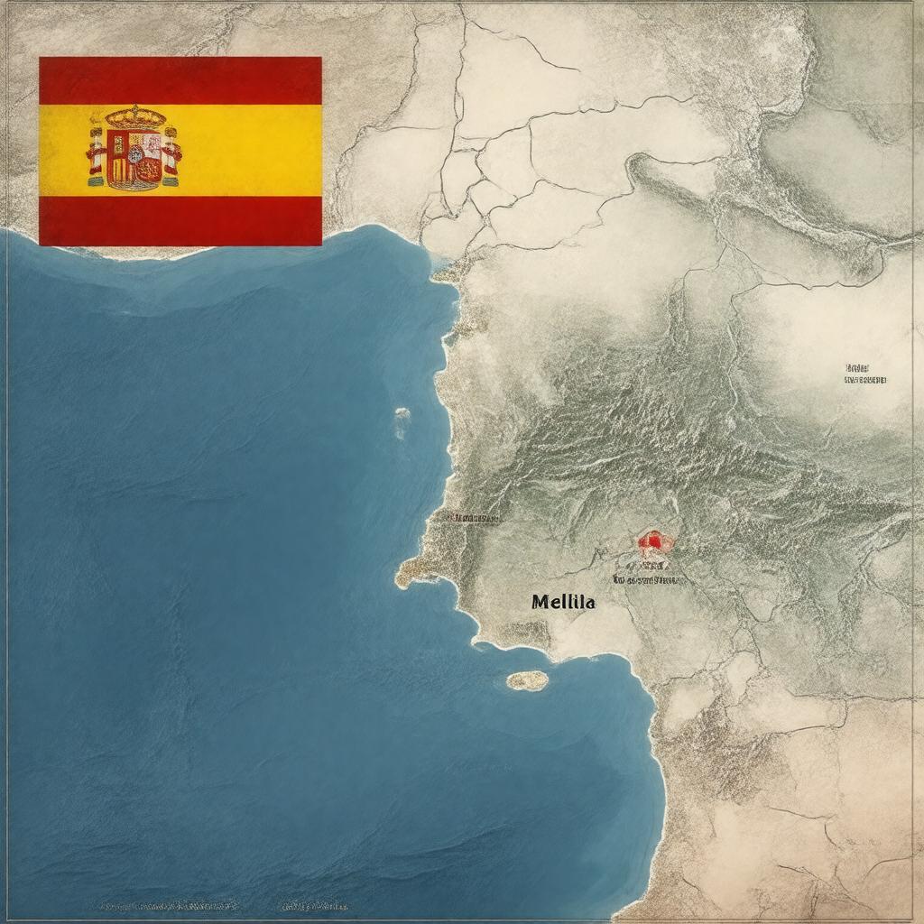 AI-created image of Spain (via Ceuta and Melilla)