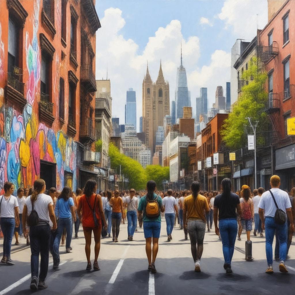 AI-created image of Spanish Harlem