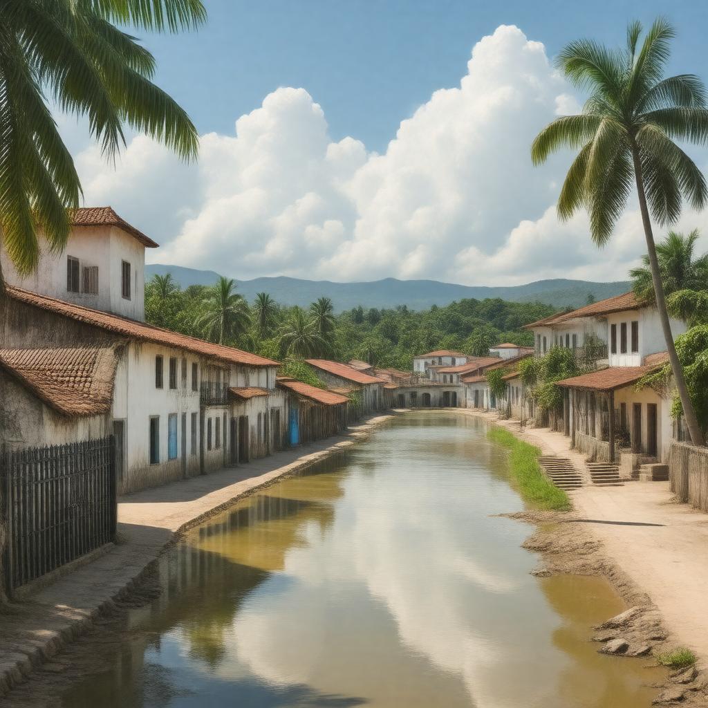 AI-created image of Spanish Town