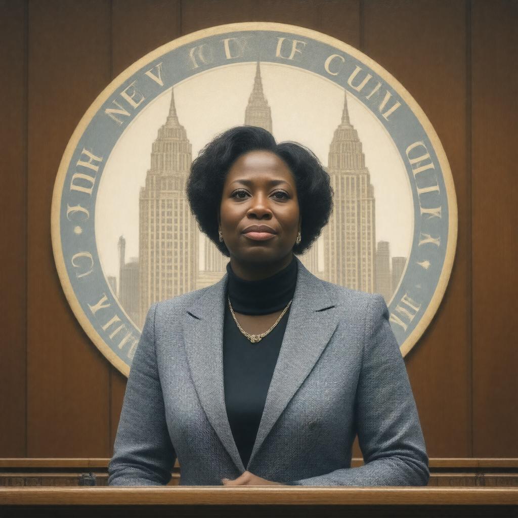 AI-created image of Speaker of the New York City Council