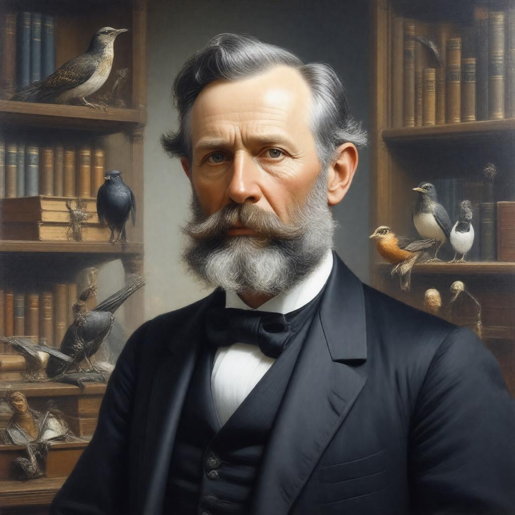 AI-created image of Spencer Fullerton Baird