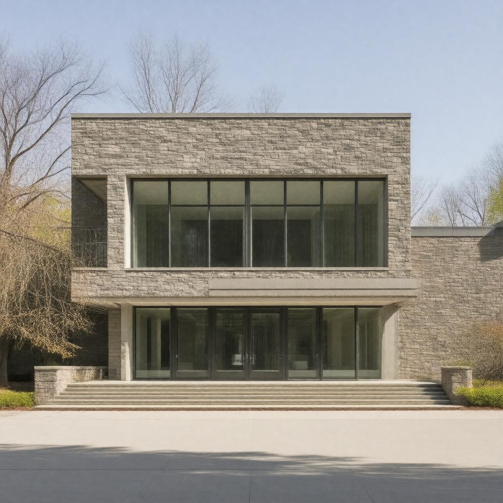 Click to view larger image AI-created image of Spencer Studio Art Building