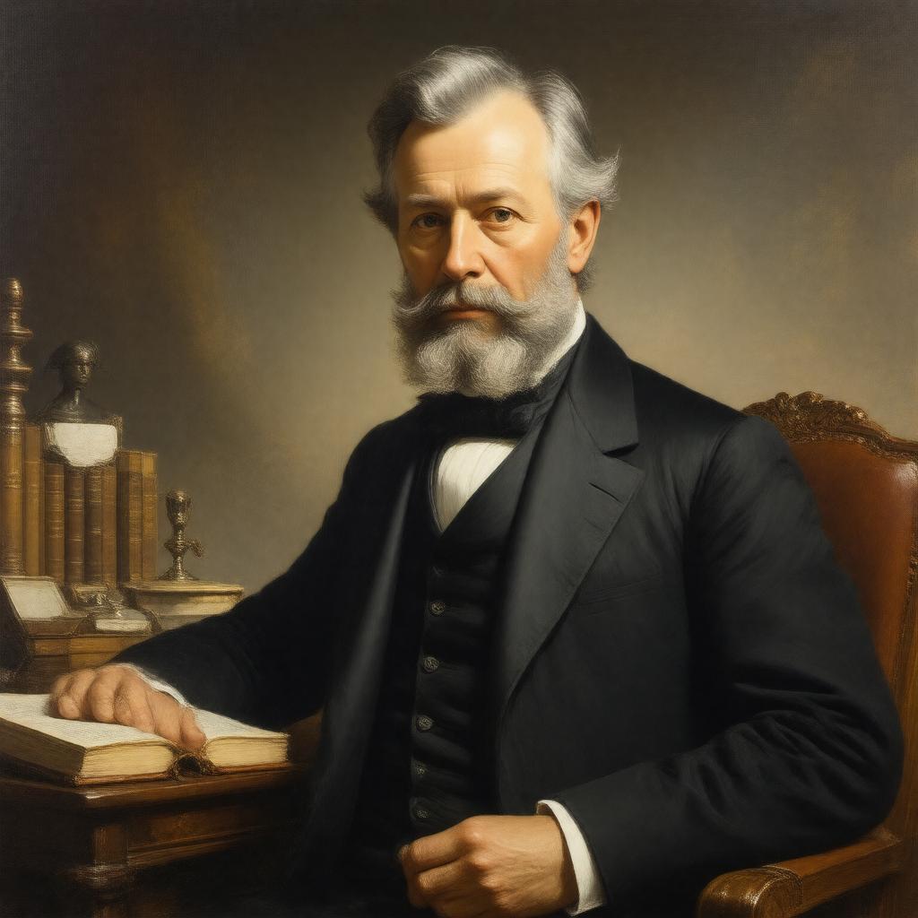 Click to view larger image AI-created image of Spencer Trask