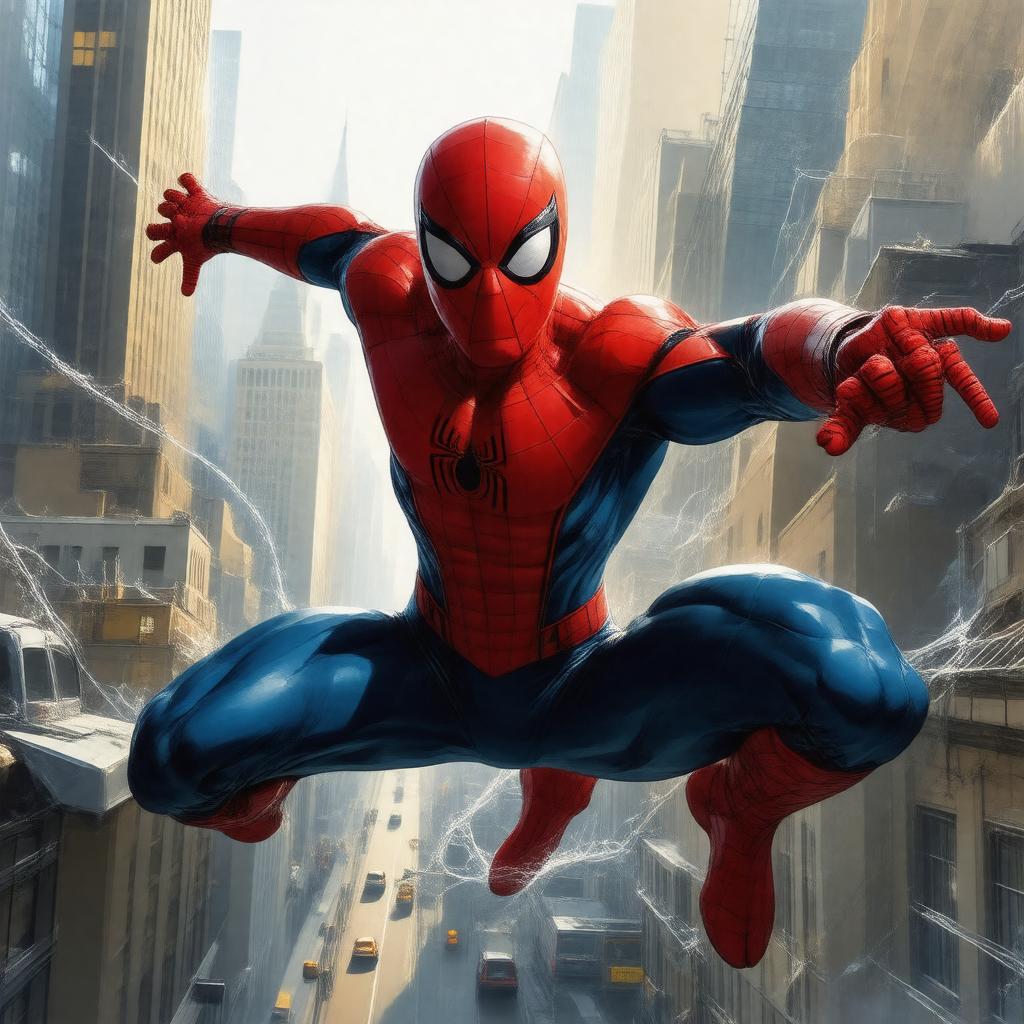 AI-created image of Spider-Man