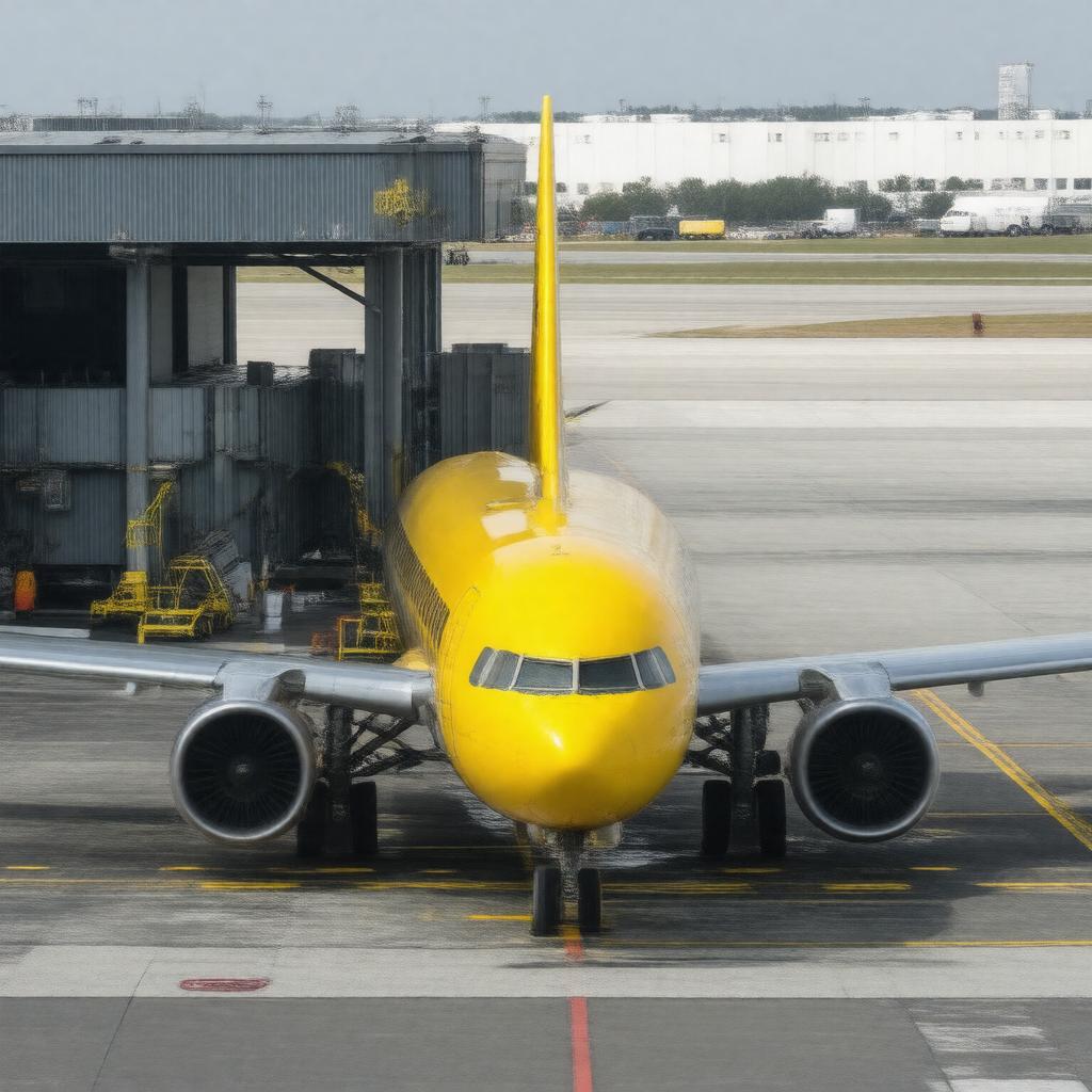 AI-created image of Spirit Airlines