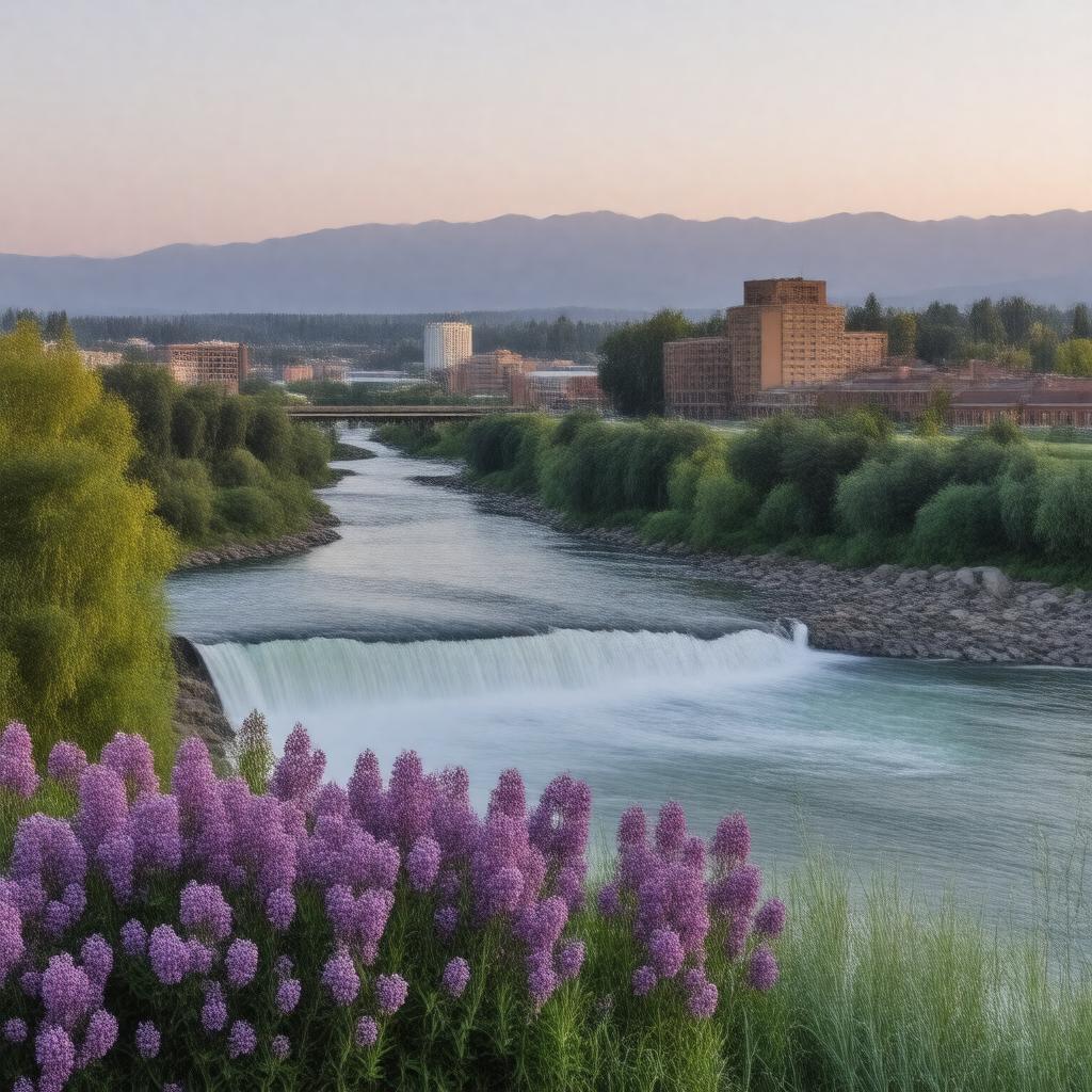 AI-created image of Spokane
