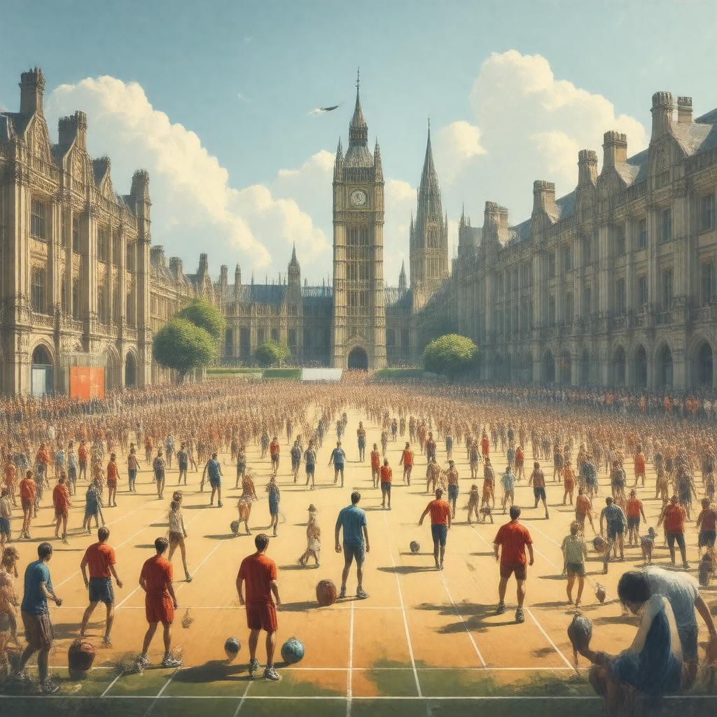 AI-created image of Sport at King's College London