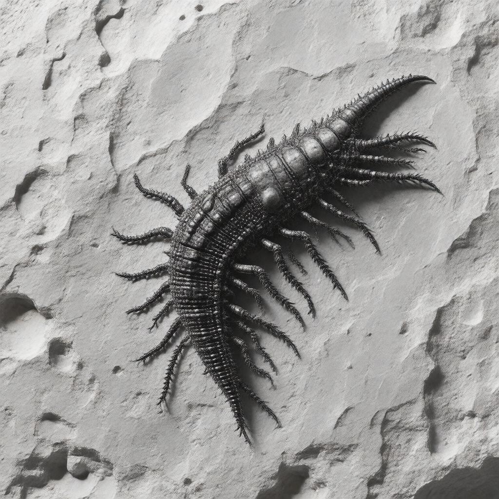 AI-created image of Spriggina floundersi