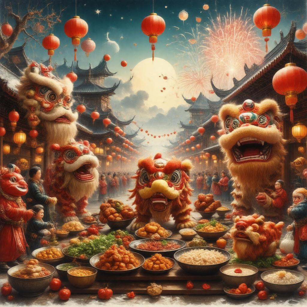 AI-created image of Spring Festival