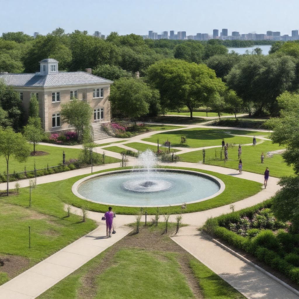 AI-created image of Spring Hill College