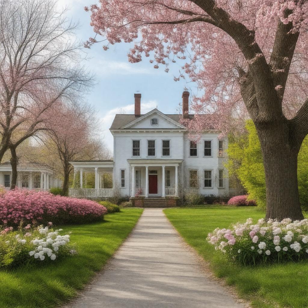 Click to view larger image AI-created image of Spring Hill Historic District